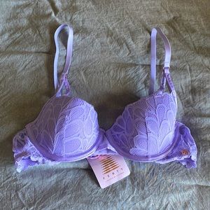 Savage Fenty Lace Lilac Bra